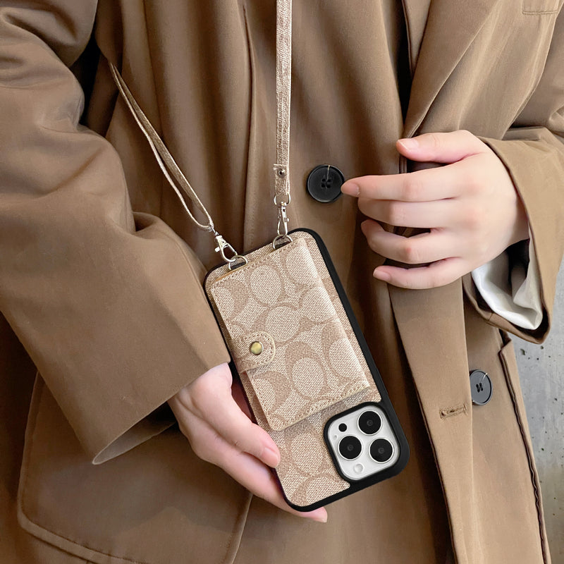 Coach iPhone Case With Wallet And Strap White -SZK240402 mysite