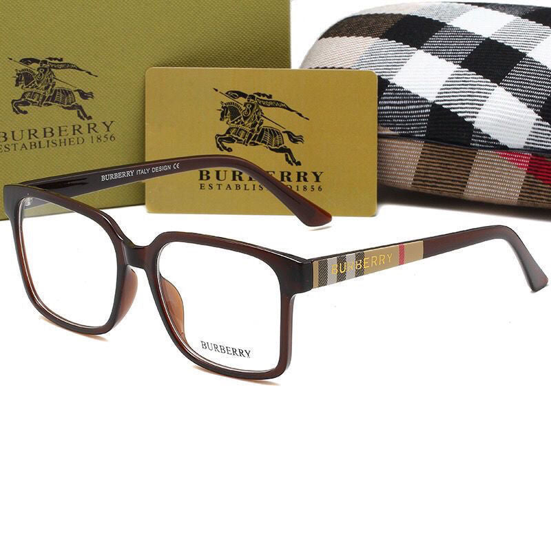 Unisex Retro Square Plaid Glasses-s mysite
