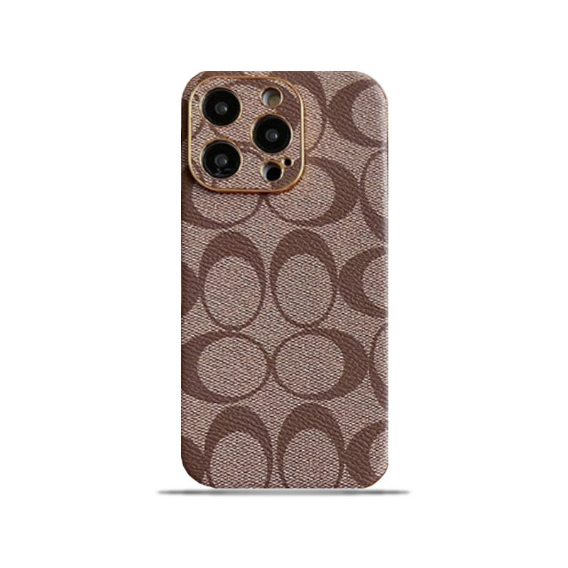 Coach iPhone Case Leather Light Brow -QBK240513 mysite