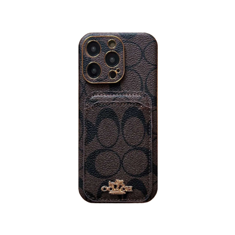 Coach iPhone Case With Card Holder Black -KB241651 mysite