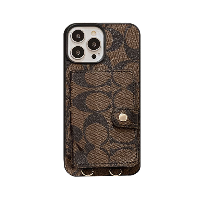 Coach iPhone Case With Wallet And Strap White -SZK240402 mysite