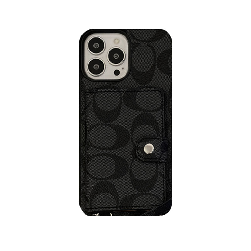 Coach iPhone Case With Wallet And Strap White -SZK240402 mysite