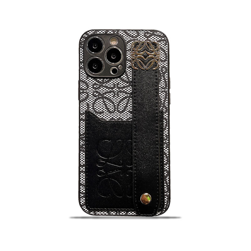 Leather Loewe iPhone Case Black-HDK231201 mysite