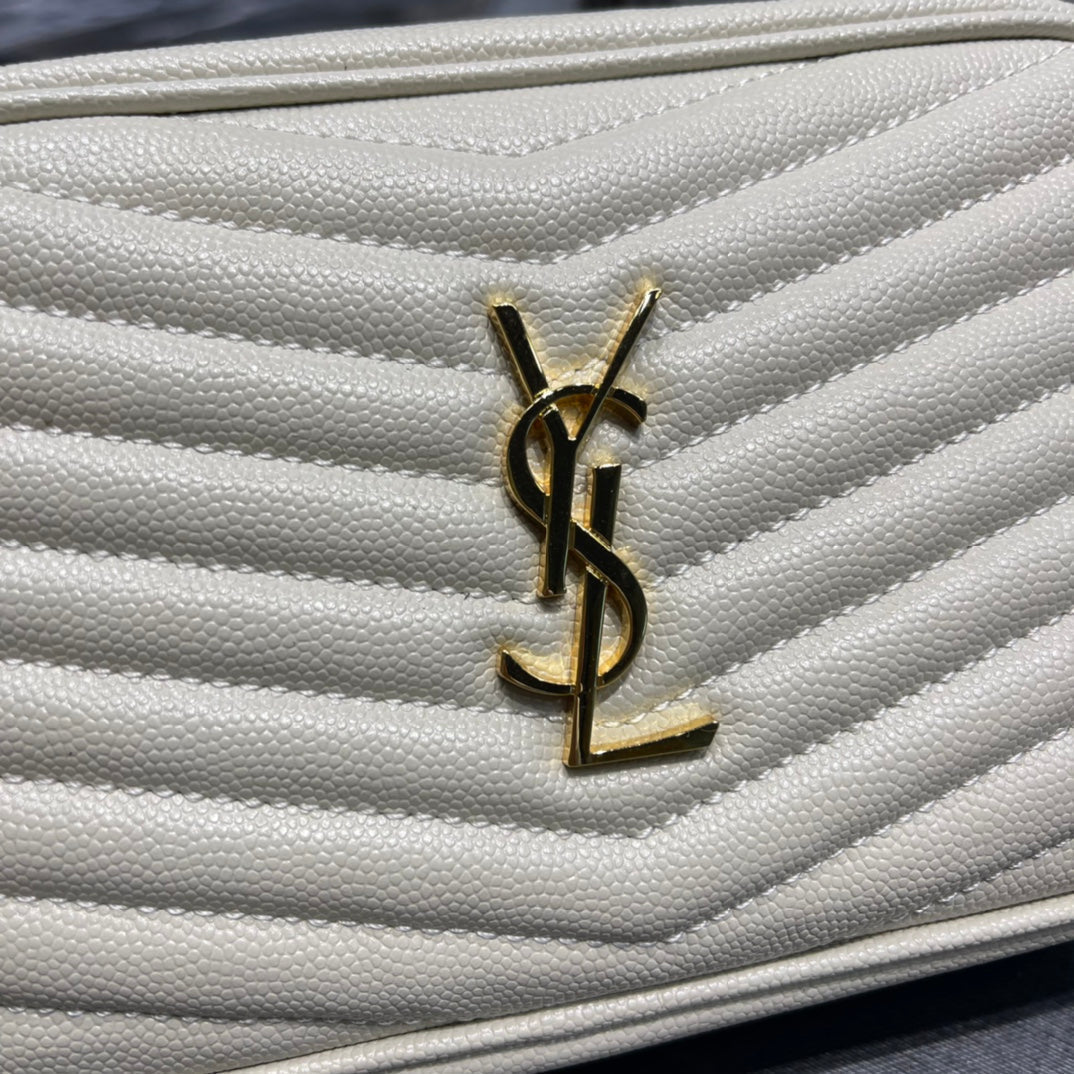 Ysl Loulou Mini Camera Bag 18cm White mysite