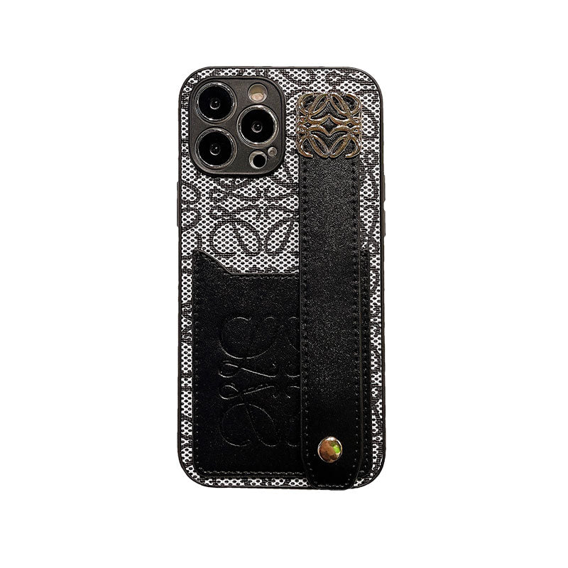Leather Loewe iPhone Case Black-HDK231201 mysite