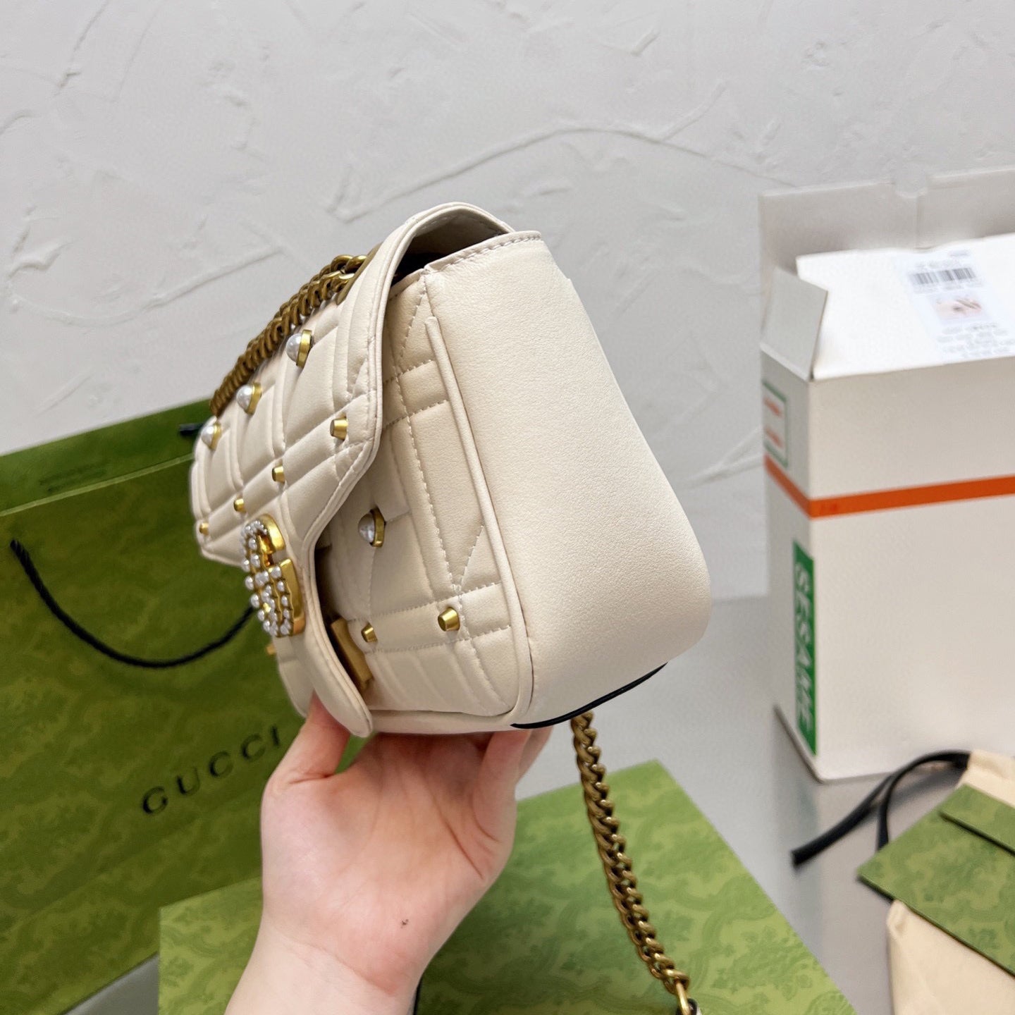 Classic Marmont Pearl Handle Bag mysite