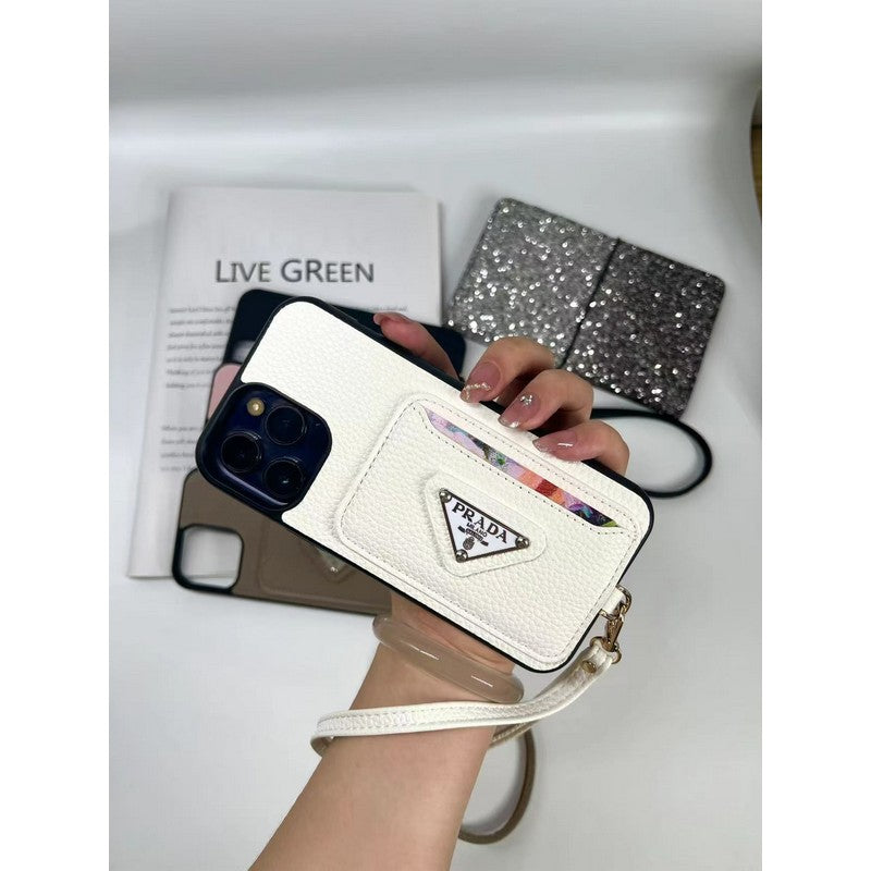 Pra Four Colors Card Bag iPhone Case mysite