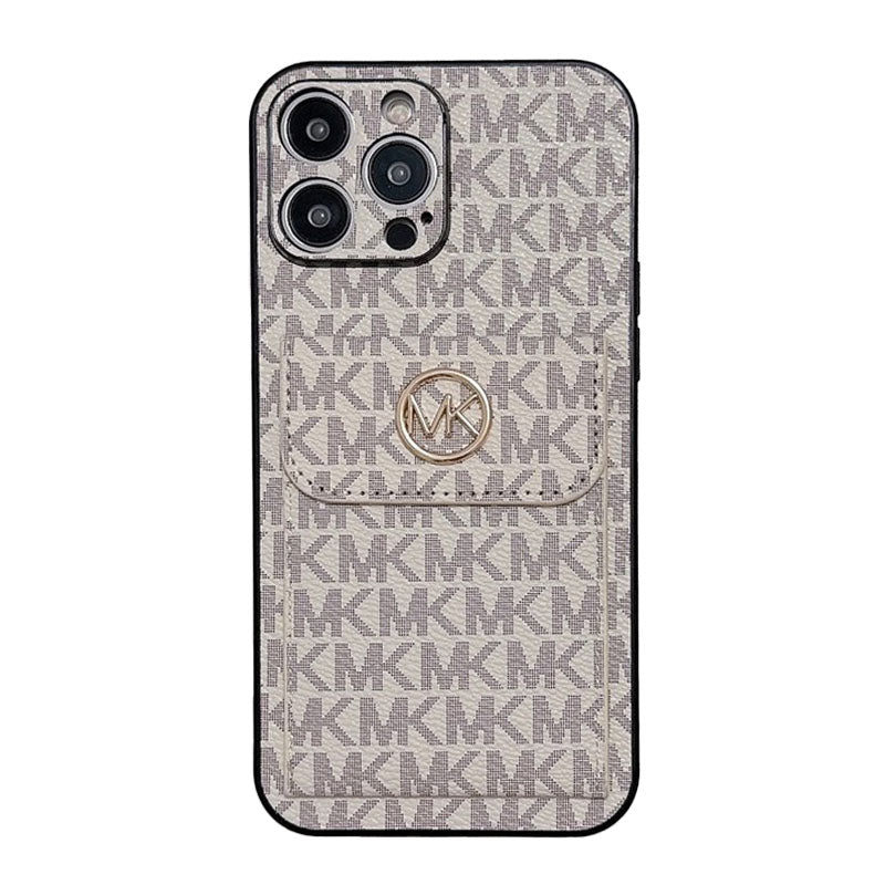 MK Card Bag Gold iPhone Case mysite