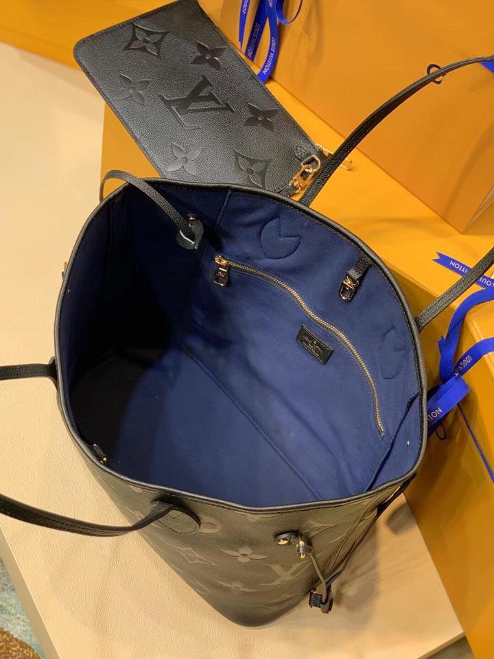 NEVERFULL MM 32 BLACK EMBOSSED COWHIDE LEATHER mysite