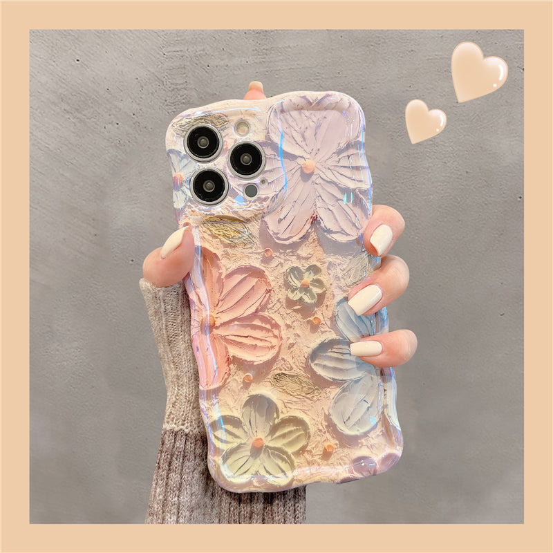 French Vintage Oil Painting Flowers iPhone Case mysite
