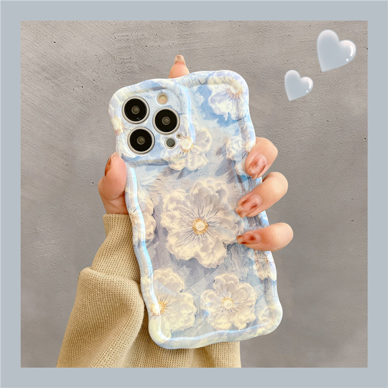 French Vintage Oil Painting Flowers iPhone Case mysite
