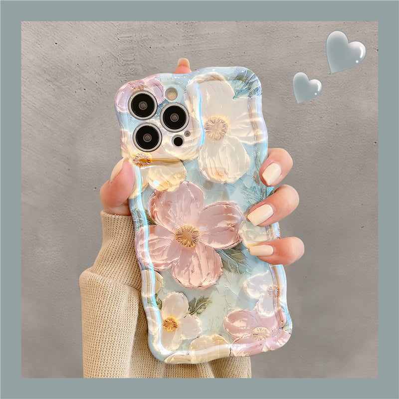 French Vintage Oil Painting Flowers iPhone Case mysite