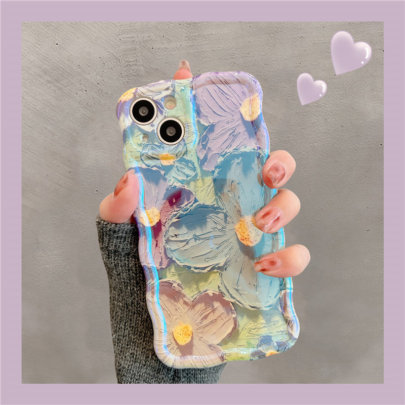 French Vintage Oil Painting Flowers iPhone Case mysite