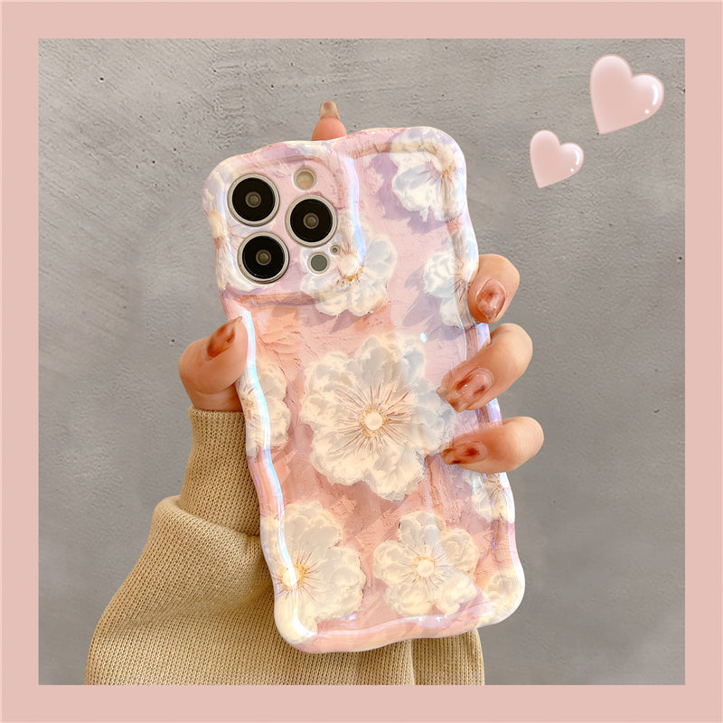 French Vintage Oil Painting Flowers iPhone Case mysite