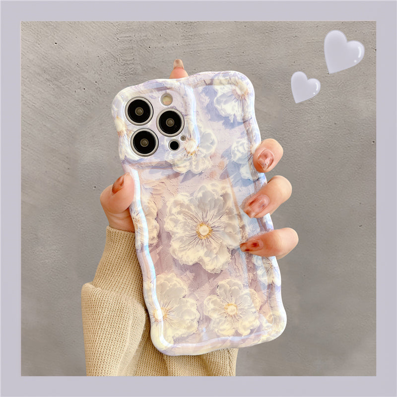 French Vintage Oil Painting Flowers iPhone Case mysite
