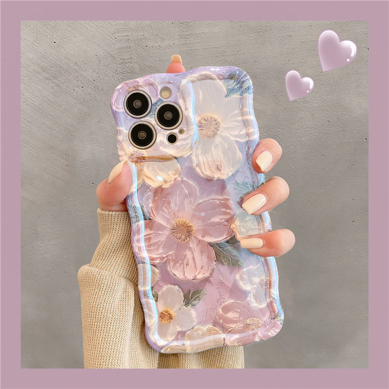 French Vintage Oil Painting Flowers iPhone Case mysite