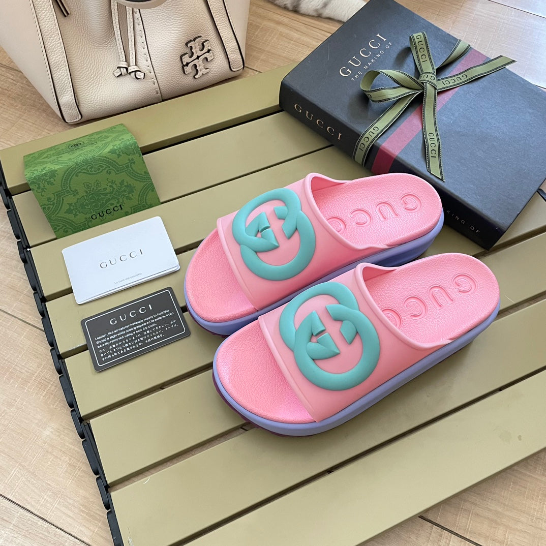 4-Color Platform Slippers mysite