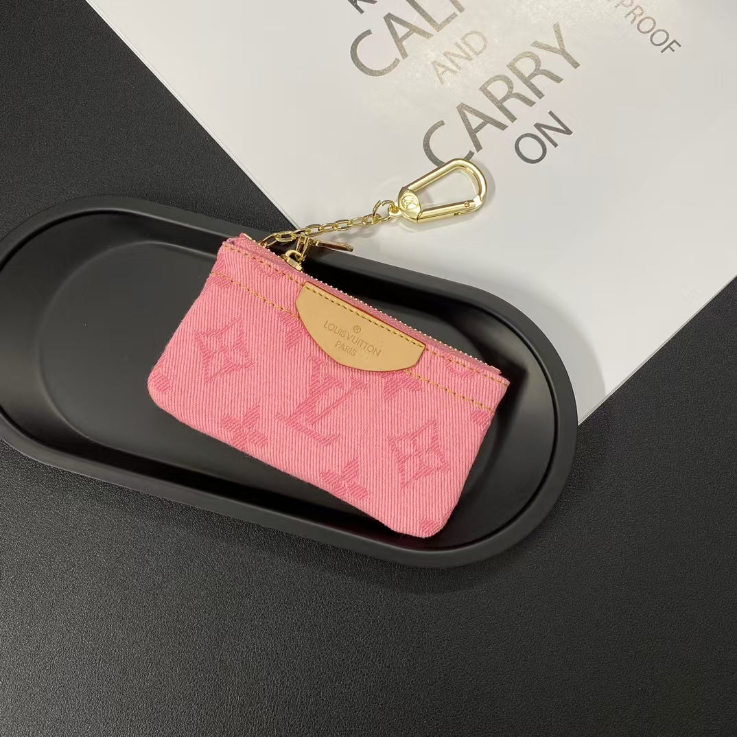 Luxury LV Monogram Coin Pouch – Stylish & Compact Keychain Wallet mysite