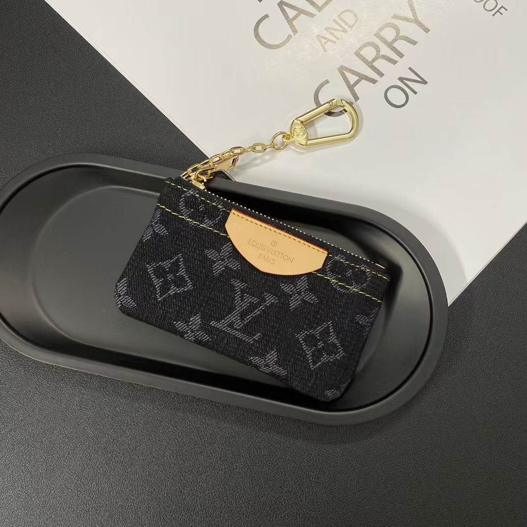 Luxury LV Monogram Coin Pouch – Stylish & Compact Keychain Wallet mysite