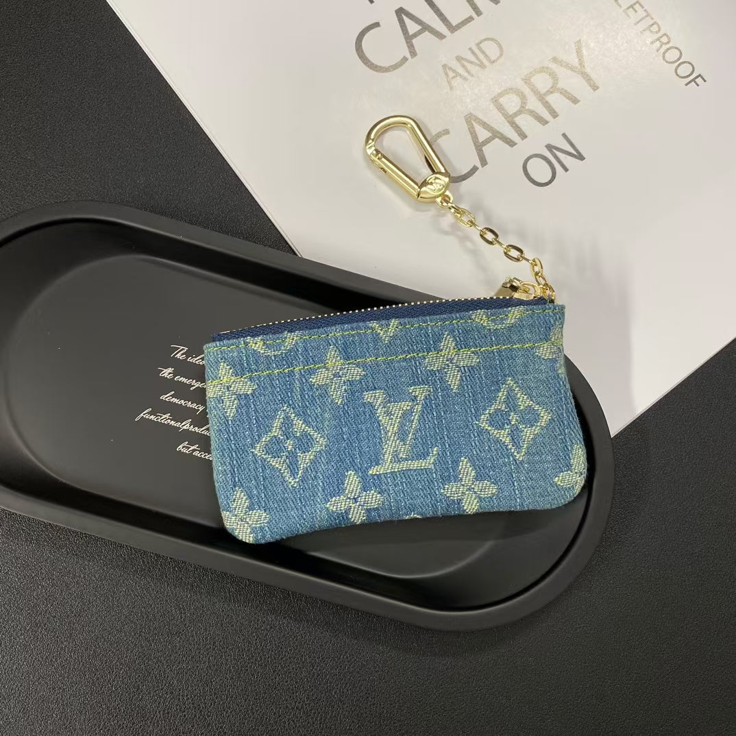Luxury LV Monogram Coin Pouch – Stylish & Compact Keychain Wallet mysite