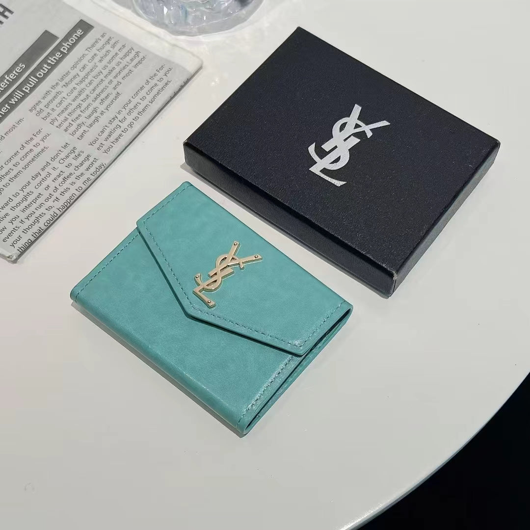 Luxury YLS Inspired Monogram Card Holder Wallet mysite