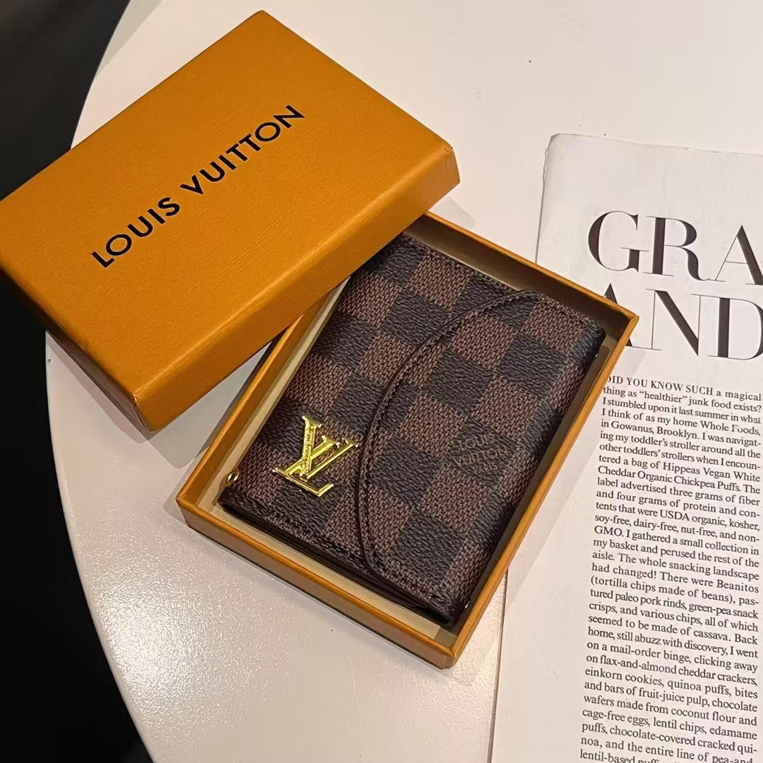 Luxury LV & GG-Inspired Monogram Compact Wallet Collections mysite