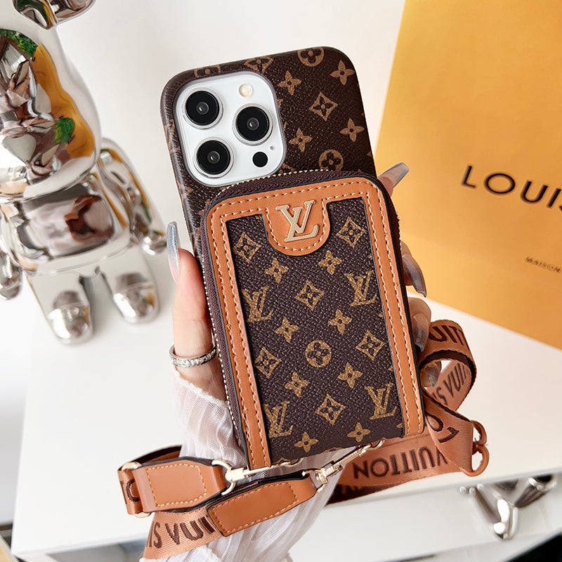 Lou GG Card Holder Chain iPhone Case mysite