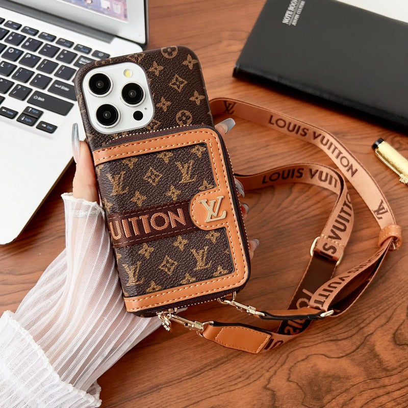 Lou GG Card Holder Chain iPhone Case mysite