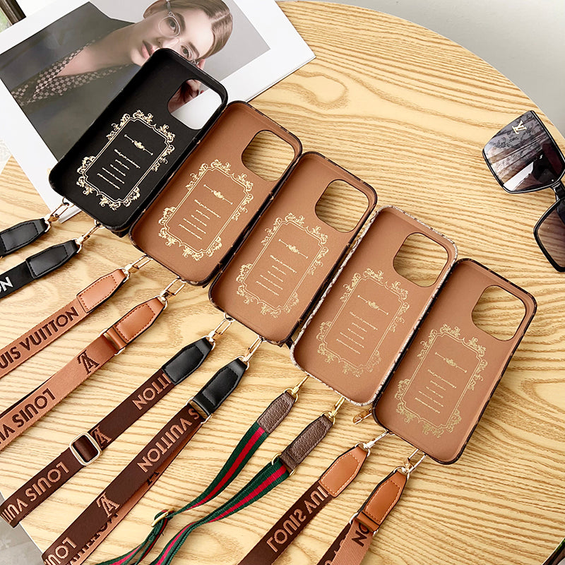 Lou GG Card Holder Chain iPhone Case mysite