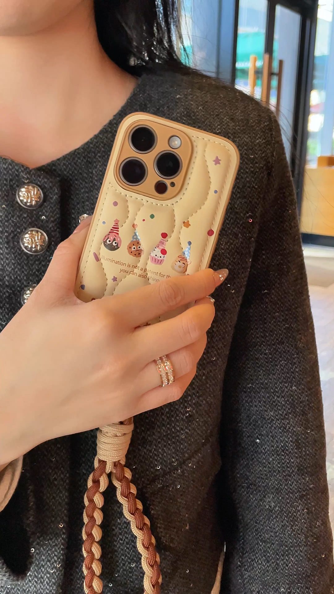 Feather-light Cozy: Chic Cookie-Inspired iPhone Case for Trendsetters mysite