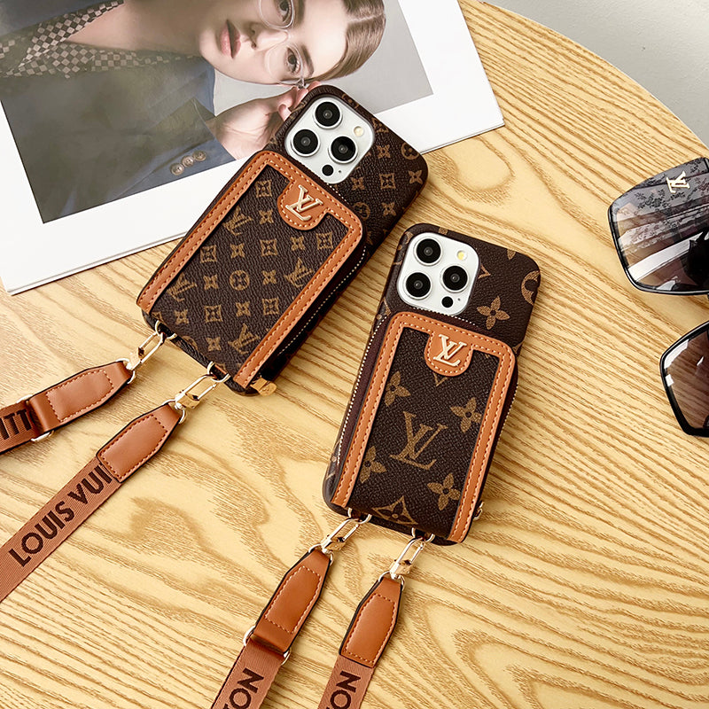 Lou GG Card Holder Chain iPhone Case mysite