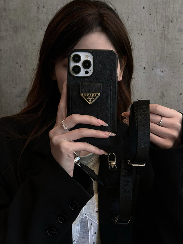 Pra Crossbody Leather iPhone Case mysite