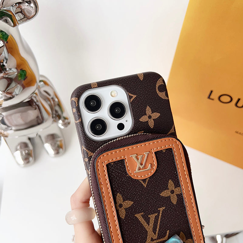 Lou GG Card Holder Chain iPhone Case mysite