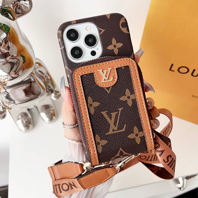 Lou GG Card Holder Chain iPhone Case mysite