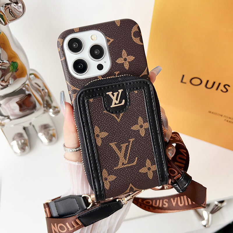 Lou GG Card Holder Chain iPhone Case mysite