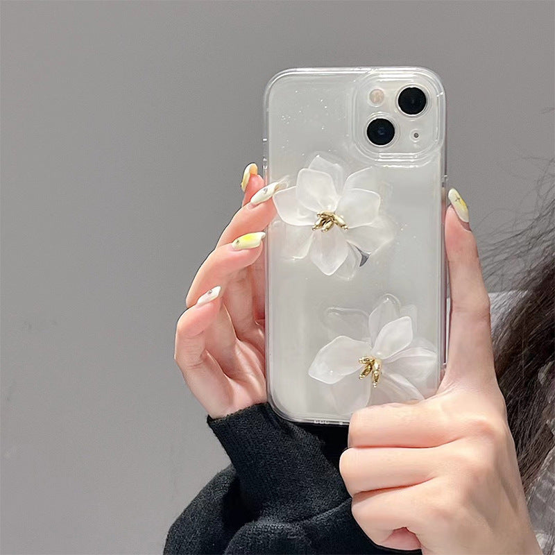 High-end Stereoscopic Flowers iPhone Case mysite