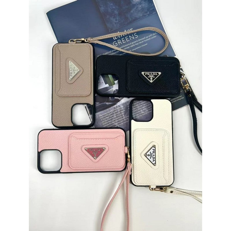 Pra Four Colors Card Bag iPhone Case mysite