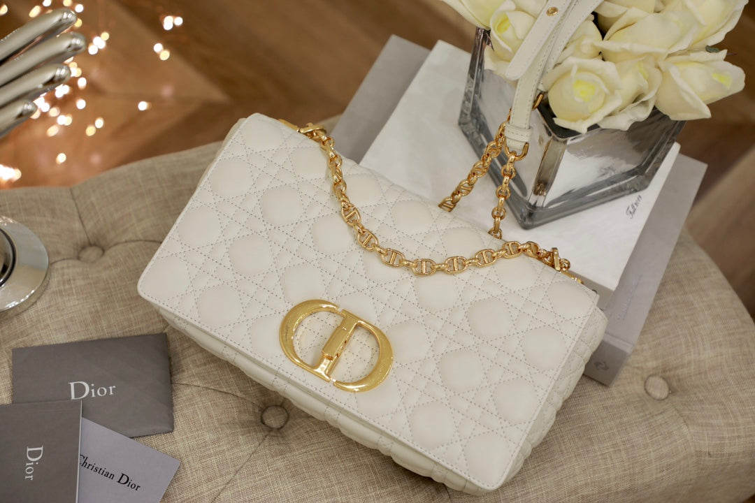 LARGE CARO BAG 28 WHITE CALFSKIN mysite