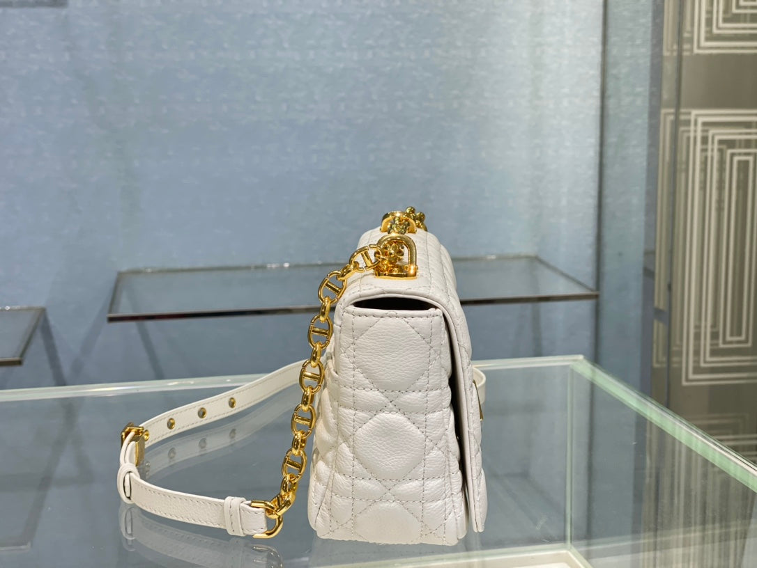 SMALL CARO BAG 20 WHITE CALFSKIN mysite