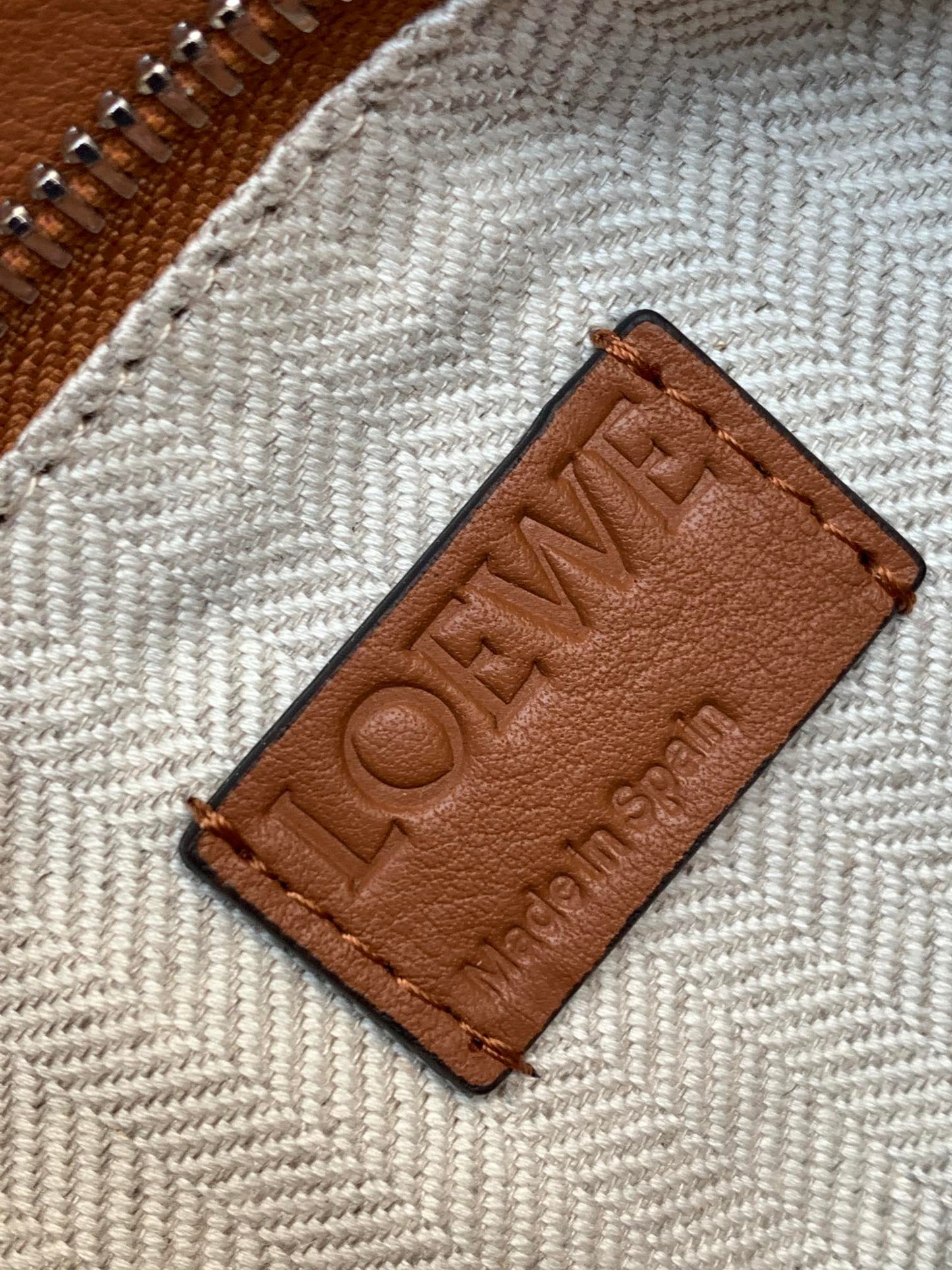 Loewe Puzzle Waist Bag 24 Brownish Orange Cowhide mysite