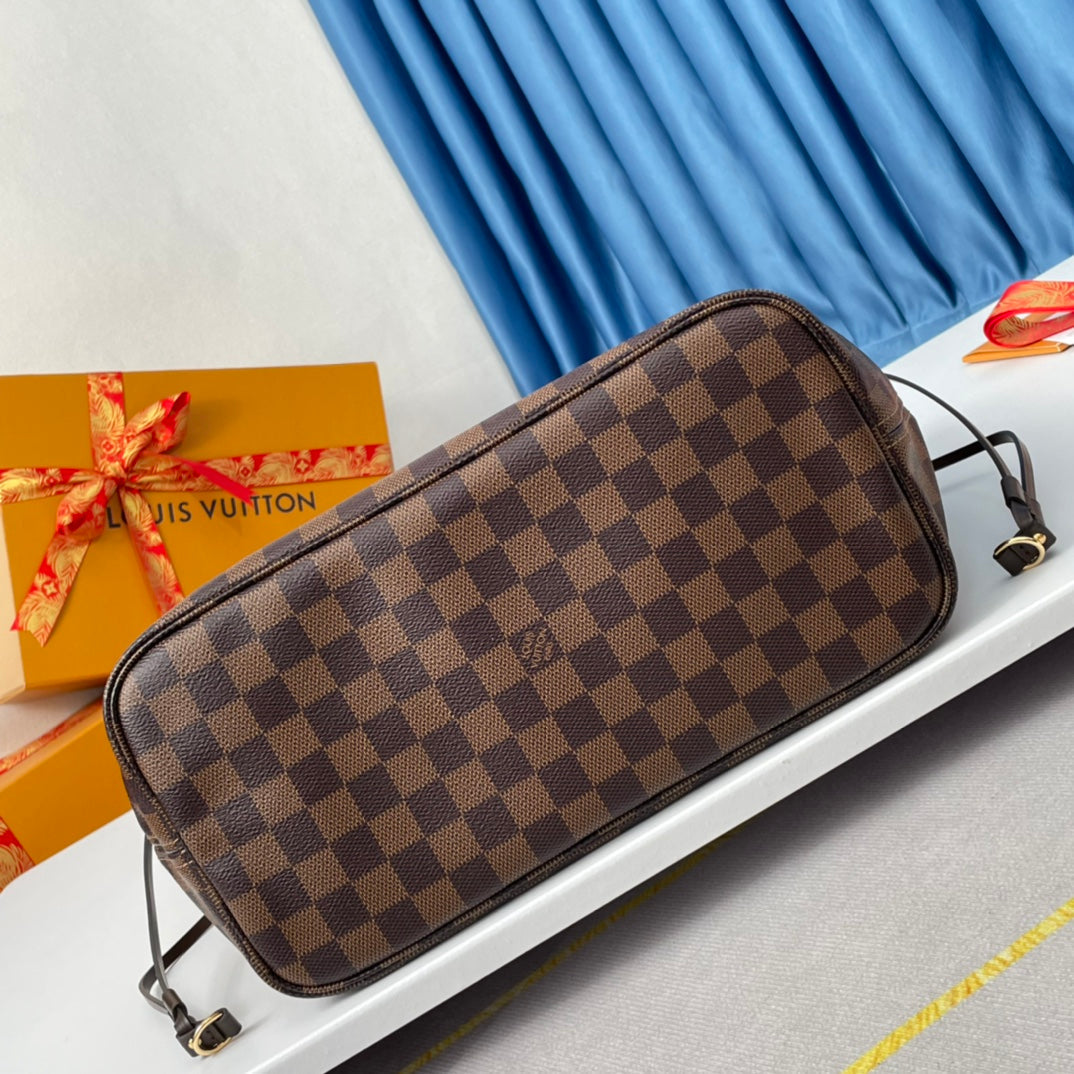 NEVERFULL MM 32 BROWN RED DAMIER AZUR mysite