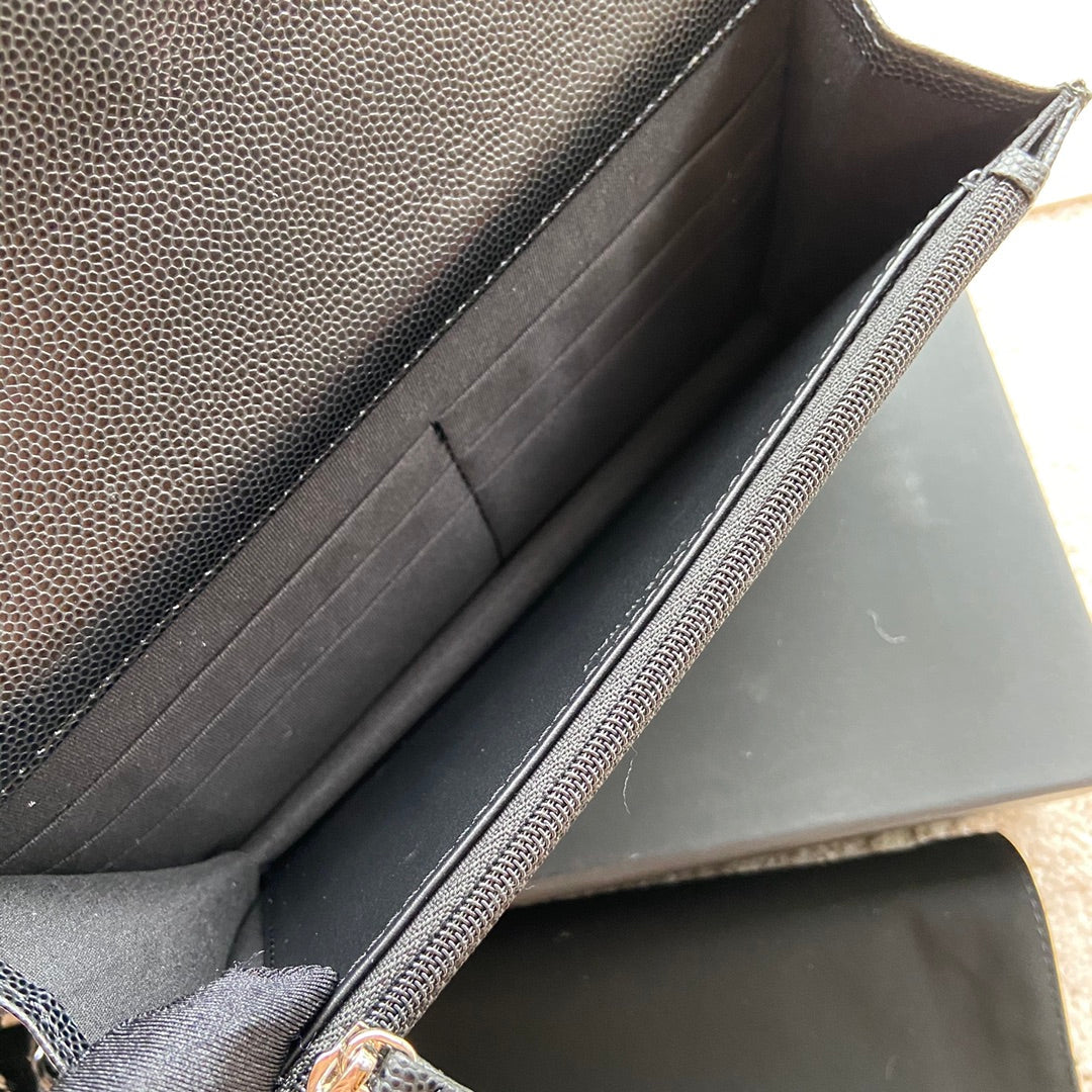 CC Classic Woc 20cm All Black Grained Calfskin mysite