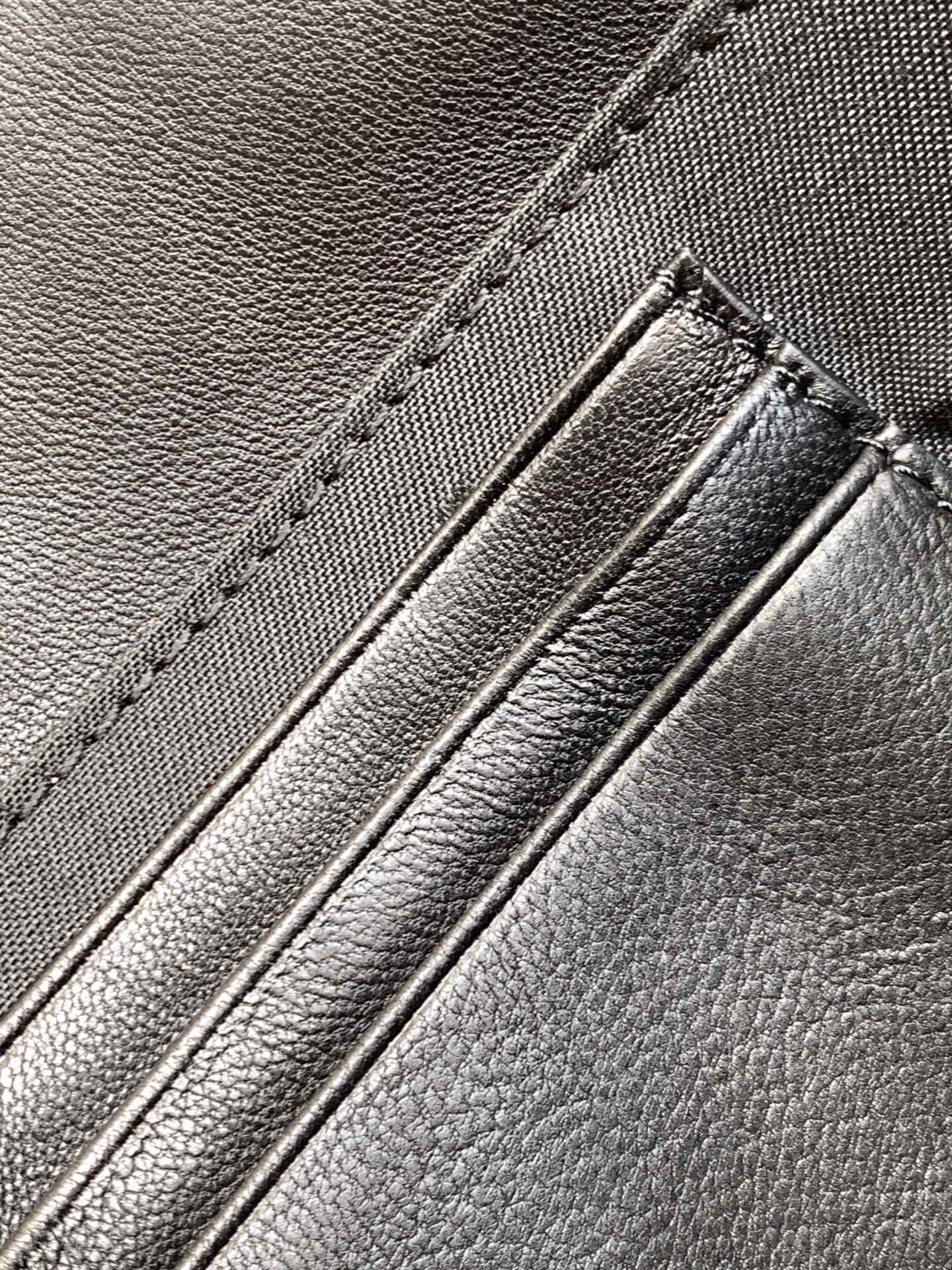 Mini Baguette Bag 20 With FF Motif Black Leather Ghw mysite