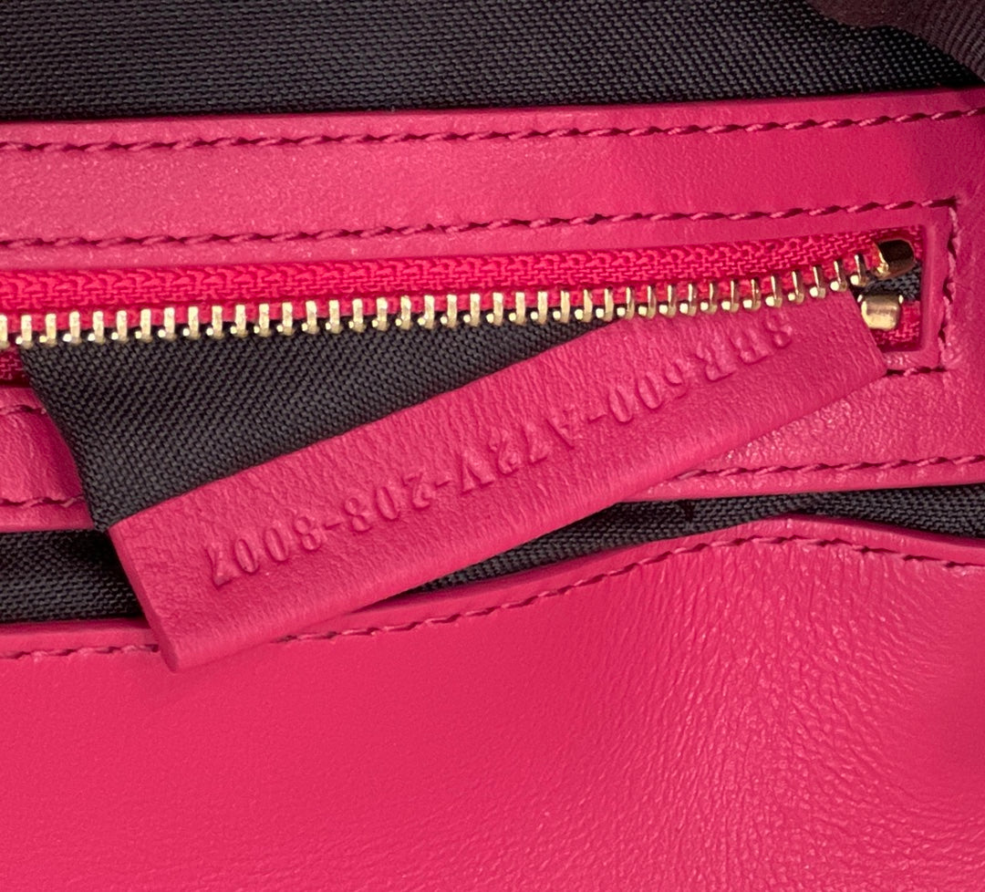 Baguette 27cm Red Lambskin Gold Hardware mysite