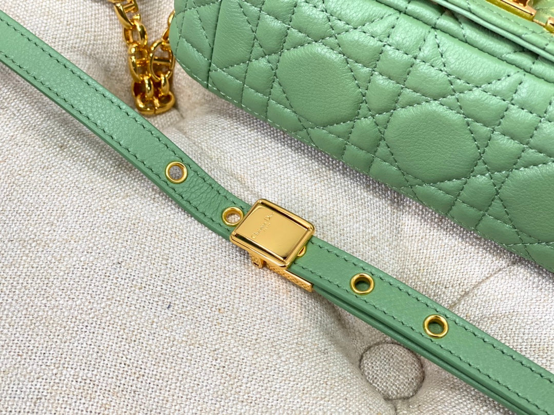 SMALL CARO BAG 20 LIGHT GREEN CALFSKIN mysite