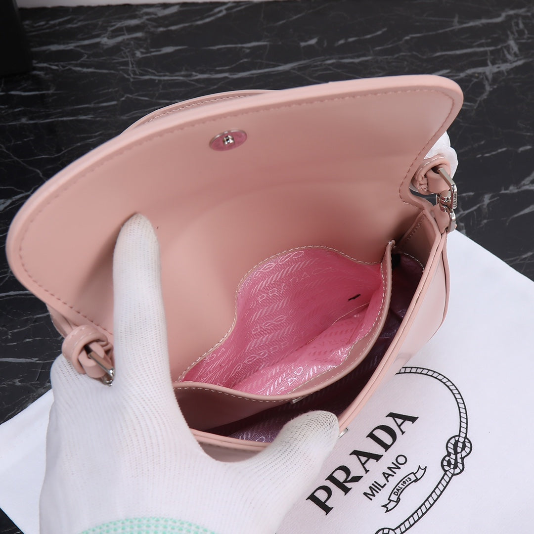 PRA 23 BAG IN LIGHT PINK CALFSKIN SILVER HARDWARE mysite