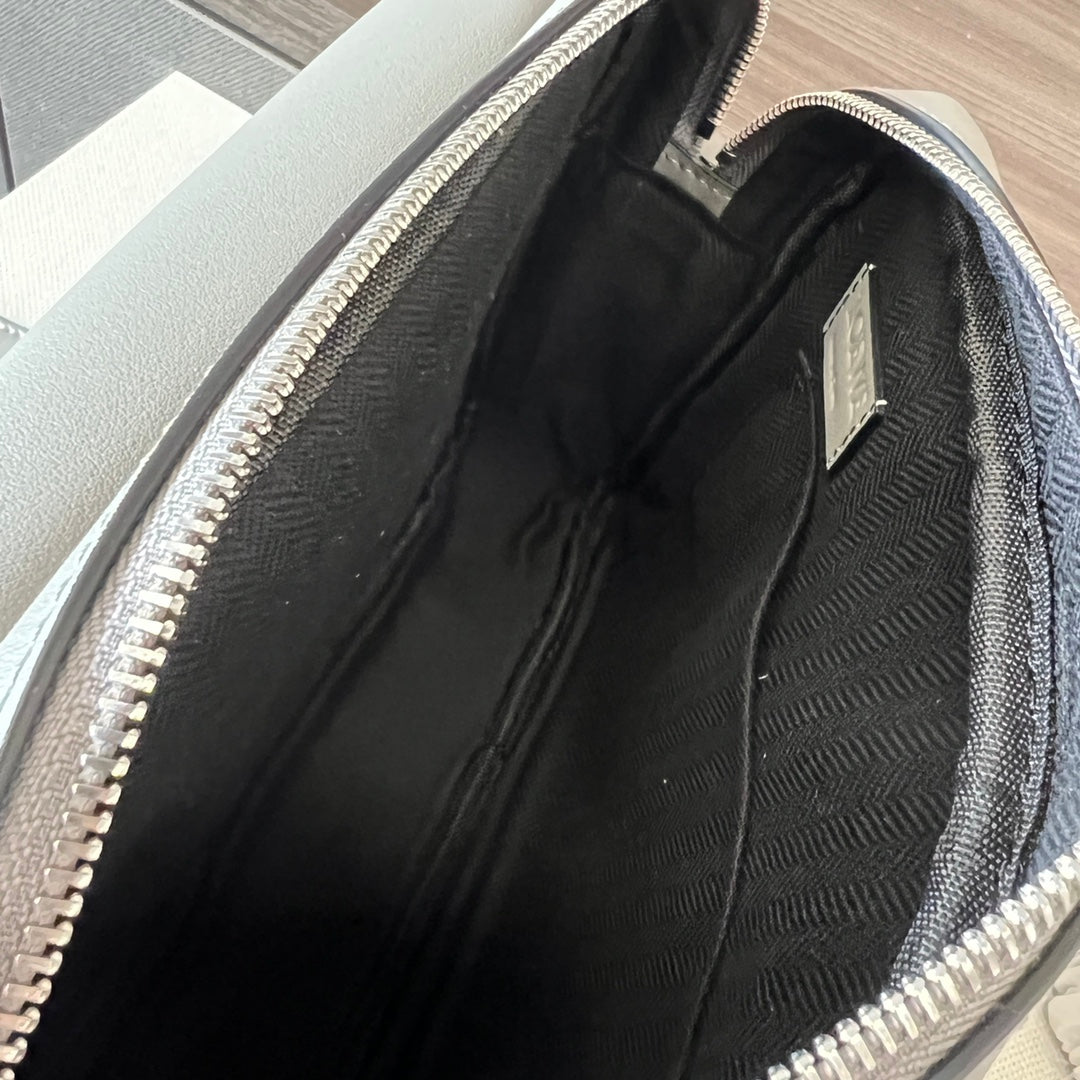 Loewe XS Military Messenger Bag 24.5 Light Grey Cowhide mysite