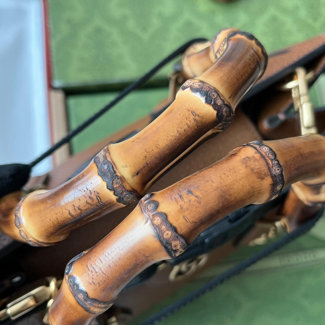 Gucci Diana Bamboo Bag Brown Calfskin 240101 mysite