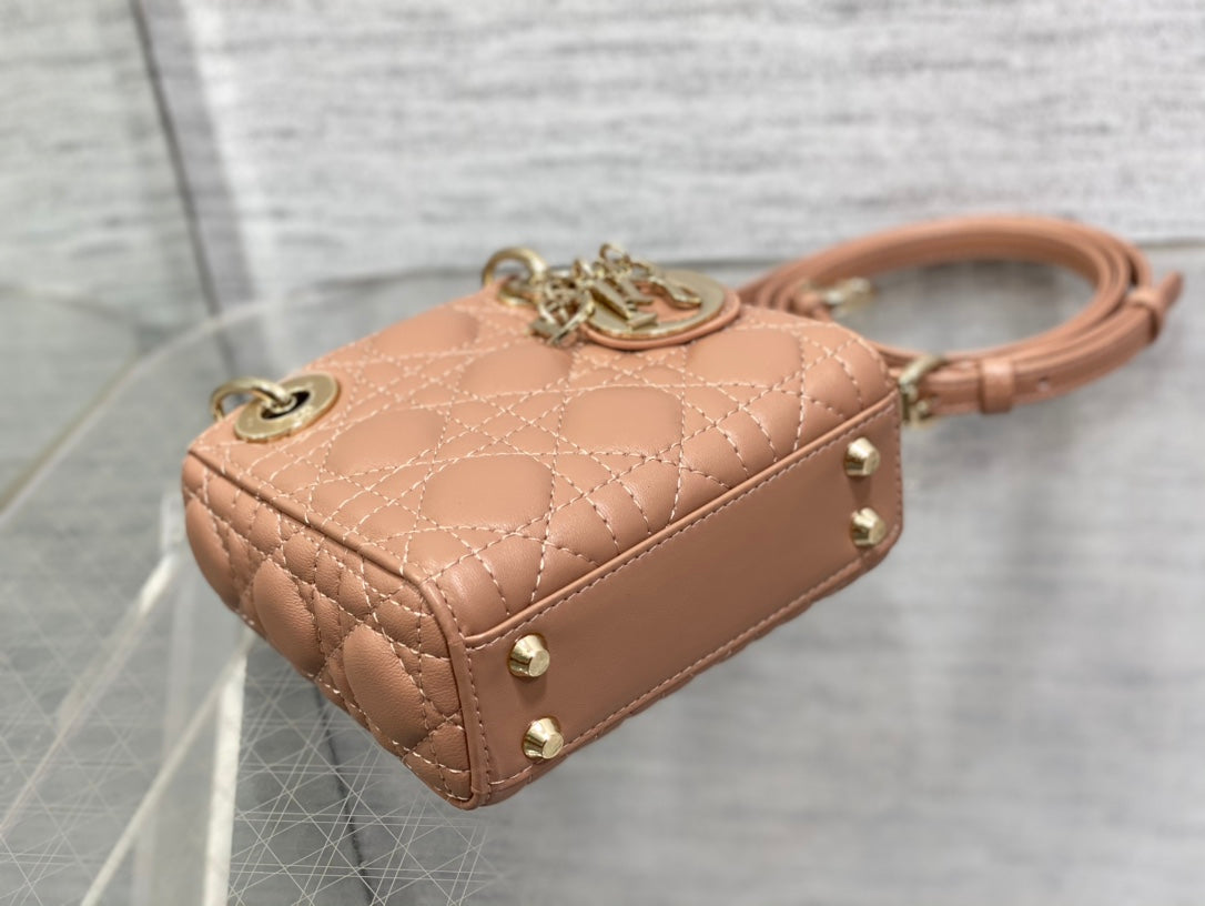 micro lady 12 pinkish brown lambskin ghw mysite