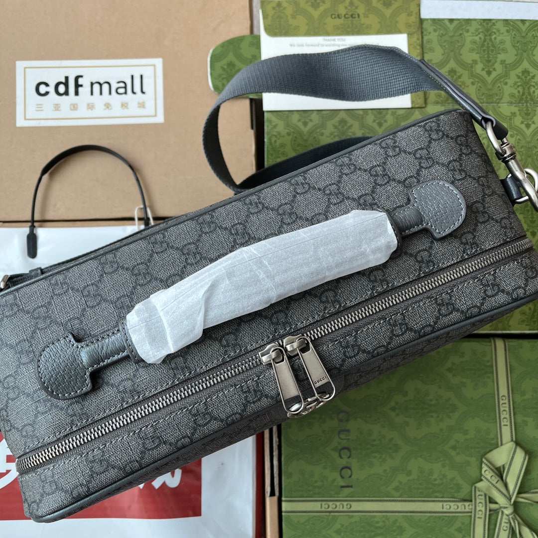 Gucci Bag 36 Grey Canvas 240019